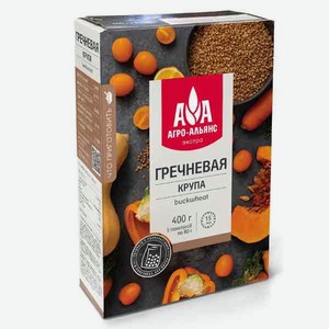 Крупа гречневая Агро-Альянс 400г вар/пак