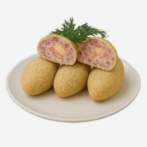 Зразы куриные с ветчиной и сыром 1 кг