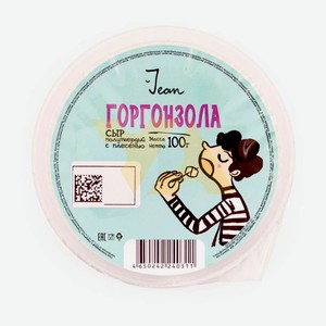 Сыр полутвердый с голубой плесенью Jean ГОРГОНЗОЛА 100 гр л