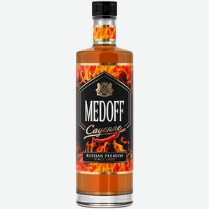 Ликер  Медофф  Кайен, настойка горькая, 500 мл