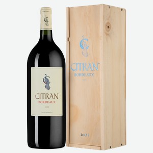Вино Le Bordeaux de Citran Rouge в подарочной упаковке 1.5 л