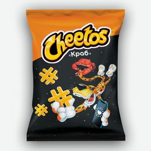 Кукурузные чипсы Cheetos Краб, 50г пакет