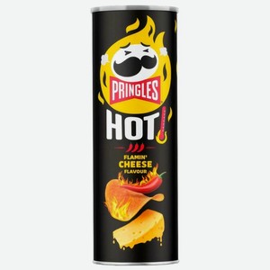 Чипсы Pringles Острый Сыр, 160г банка
