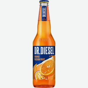 Пивной Напиток Dr. Diesel Orange Passion Fruit Нефильтр. Пастер. Ст/Б 0,4Л