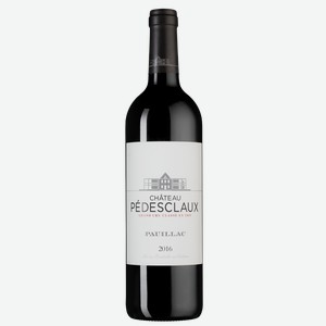 Вино Chateau Pedesclaux (Pauillac) 0.75 л