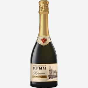 Вино  Исторический Крым  Полусладкое, 750 мл, Игристое-белое, Полусладкое