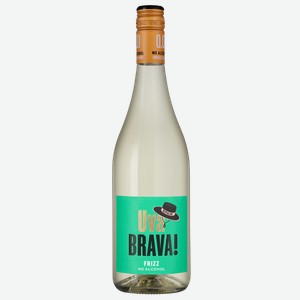 Шипучее вино безалкогольное Uva Brava Frizz White, 0,0% 0.75 л