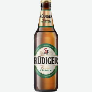 Пиво Rudiger Original Premium Светл. Фильтр. Пастер. Ст/Б 0,45Л