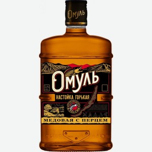 Ликер АПК,  Омуль  Медовая с перцем, настойка горькая, 250 мл