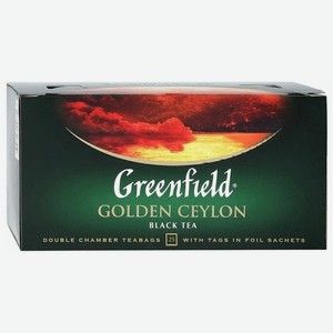 Чай GREENFIELD Golden ceylon 25*2г