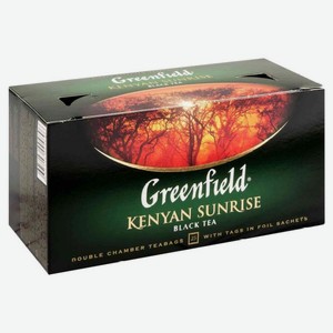 Чай GREENFIELD Кениан Санрайс чер 25*2г