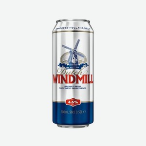Пиво ДАЧ ВИНДМИЛЛ 4.6% 500мл ж/б