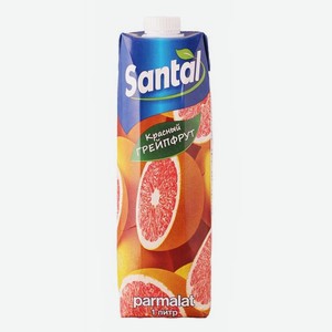 Сок Напиток красный грейпфрукт SANTAL 1л