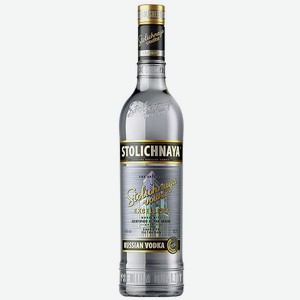 Водка Столичная Экселлент 40% 0,5л А,1,2,6