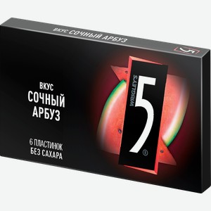 Резинка жевательная Five 15,6гр Арбуз