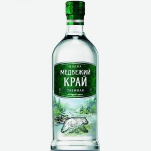 Водка Медвежий Край таёжная 40% 0,5л А,1,2,6