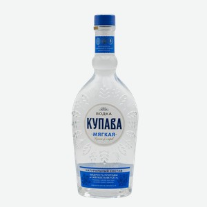 Водка Купава Мягкая 40% 0,5л А,1,2,6