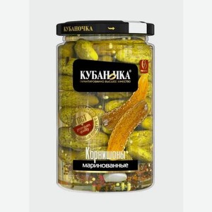 Огурцы Кубаночка маринованные 360гр ст/б