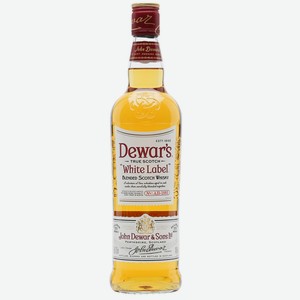 Виски Дюарс Белая Этикетка шотландский купажированный 40% 0,7л А,1,2,6