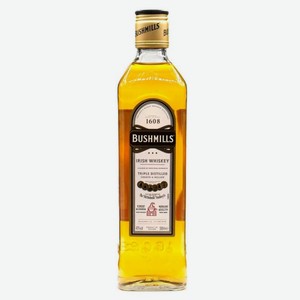 Виски Бушмилз Ориджинал ирландский купажированный 40% 0,7л А,1,2,6