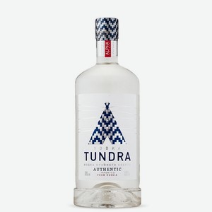 Водка Tundra Authentic Водка крайнего севера 40% 0,7л А,1,2,6