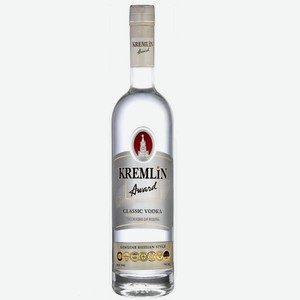 Водка Kremlin Award Classic (Кремлин Эворд) 40% 0,7л А,1,2,6