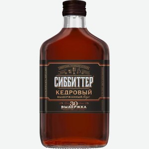 Настойка Горькая Сиббиттер Кедровая Выдержанная 35% 0,25Л