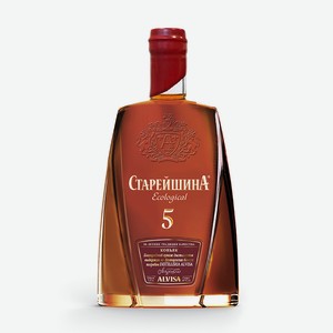 Коньяк Старейшина 1 л, 5 лет, Россия (Ставропольский ВКЗ)