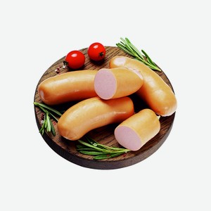 Сардельки Свиные в МГС 1 кг весовые Увинский МК
