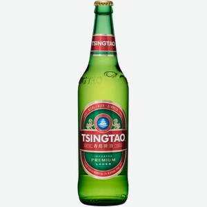 Светлое пиво Tsingtao Premium 0.64л