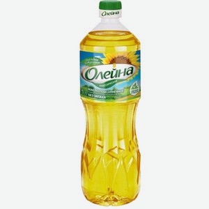 Масло подсолнечное рафинированное 1л ТМ Олейна