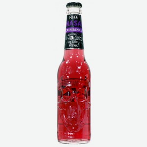 Коктейли « Free masai Caipirinha со вкусом ежевики», 0.33 л, 9 %, Россия