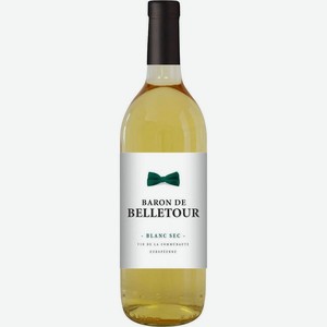 Вино Baron de Belletour белое сухое 10-12% 750 мл