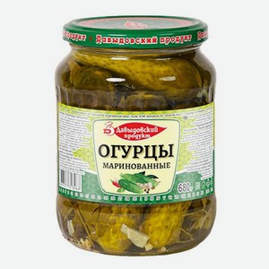 Огурцы маринованные 680 г Давыдовский продукт