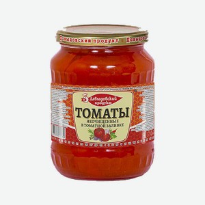 Томаты неочищ.в томат.соке 680 г Давыдовский продукт