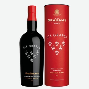 Портвейн Graham s Six Grapes Reserve Port в подарочной упаковке 0.75 л