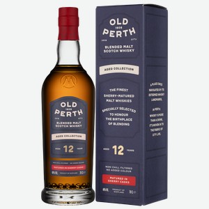 Виски Old Perth Aged 12 Years в подарочной упаковке 0.7 л