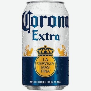 Пиво Corona Extra, in can, 0.33 л