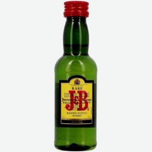 Виски ДЖЕЙ ЭНД БИ РЕЙР Scotch Blended 0.05л