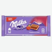 Шоколад Milka Raspberry Cream молочный 100 г