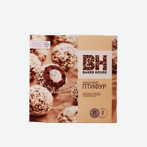 Продукты питания Пирожные Птифур Baker House кокосовый крем 0.225кг