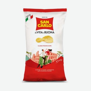 Продукты питания Чипсы картофельные классика 0.18кг