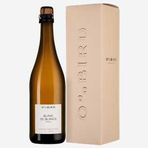Игристое вино безалкогольное Blanc de Blancs, 0,5% в подарочной упаковке 0.75 л