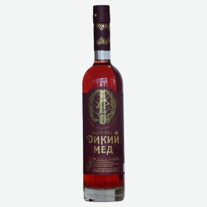 Настойка полусладкая Дикий мед со вкусом брусники и клюквы 30% 0,5л Россия