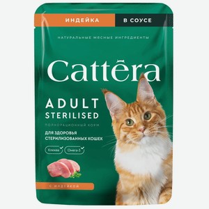 Cattera д/стер кош инд в соусе пауч 28*75гр