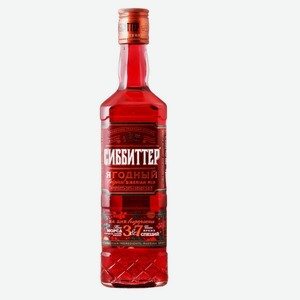 Настойка полусладкая  СИББИТТЕР ЯГОДНЫЙ  0,5л 30%