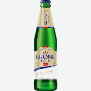 Пиво Krone Lager Biere Светл. Фильтр. Пастер. Ст/Б 0,45Л