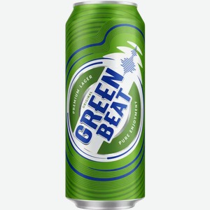 Пиво Green Beat Светл. Фильтр. Пастер. Ж/Б 0,45Л