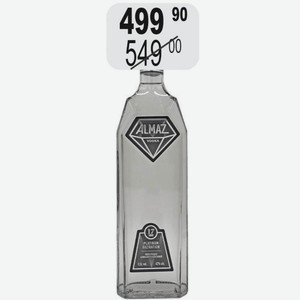Водка Алмаз 17, 40%, 0,5л Россия