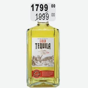 Канитца Голд Текила 38% Мексика 0,7л